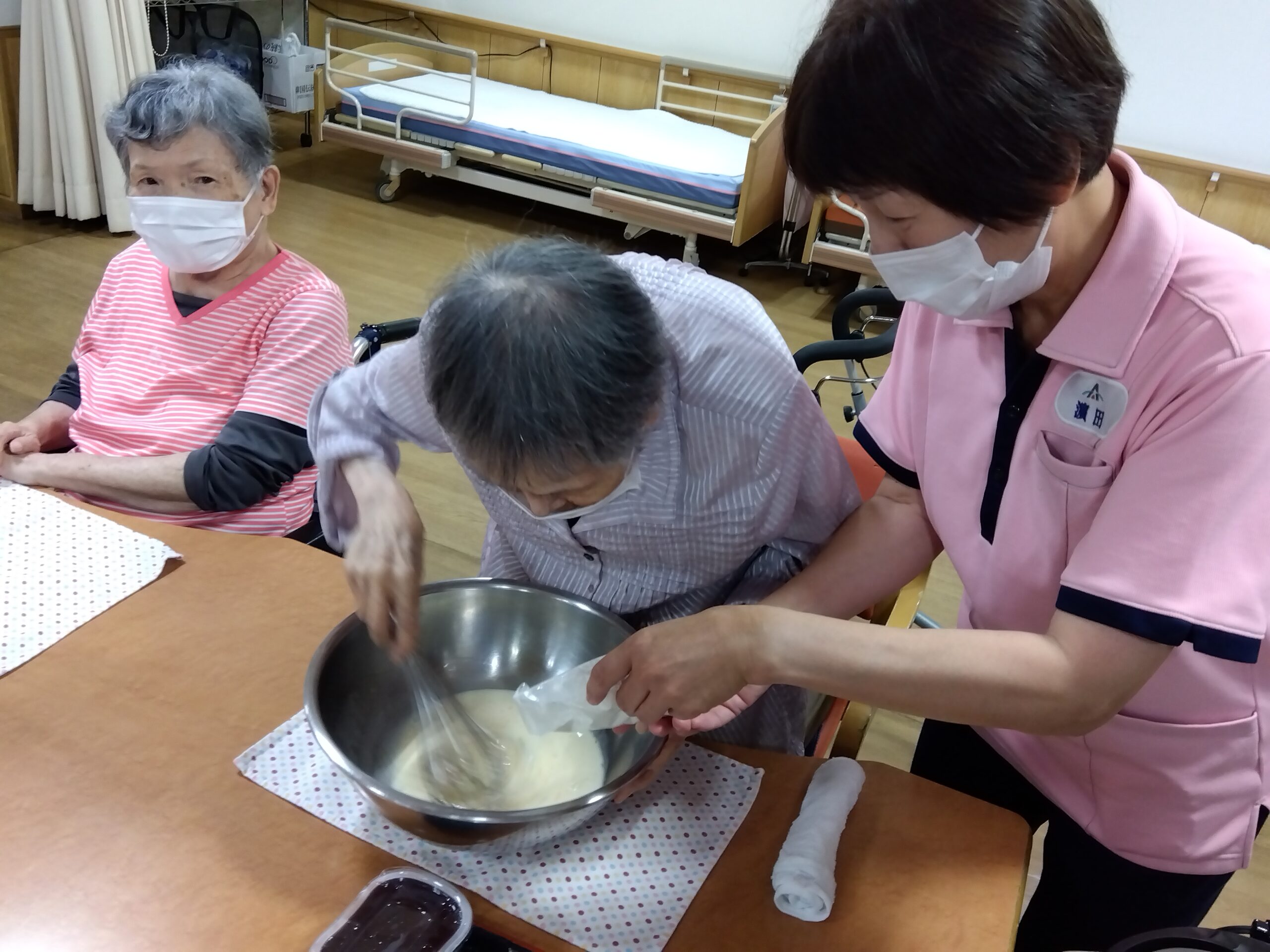 【デイ】どら焼き作り